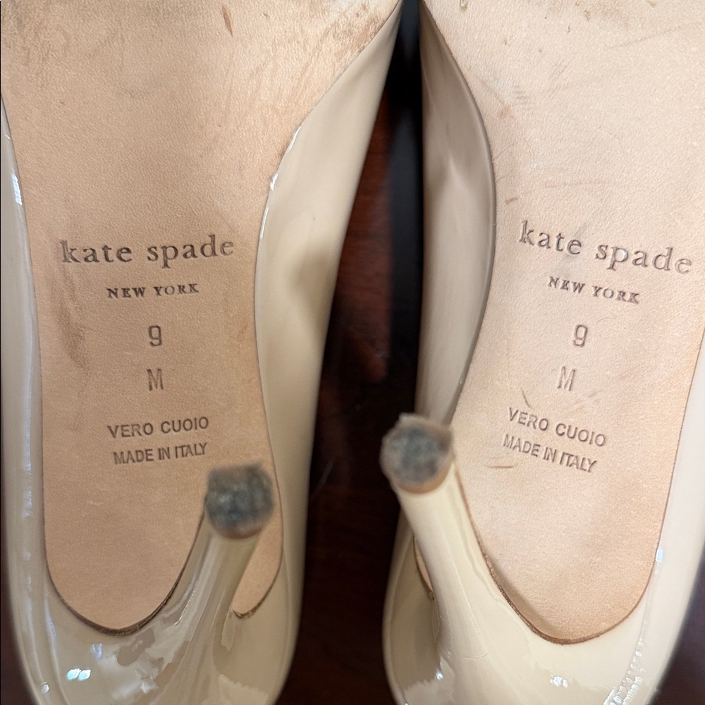 Kate Spade Nude Pointed Toe Heels - Picture 8 of 8